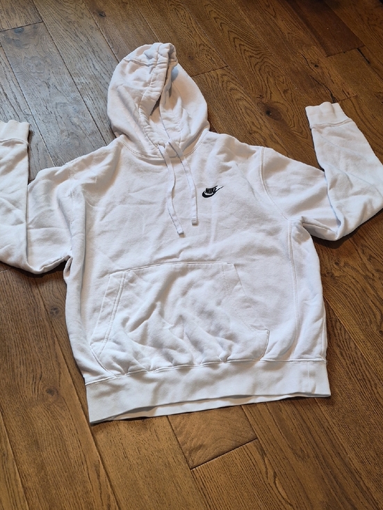 Nike Other - Nike White Men's Hooded Pullover Sweatshirt